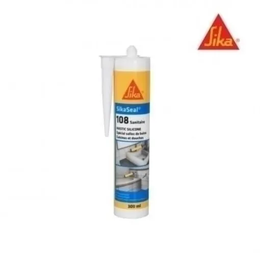 Picture of Sikaseal 108 sanitaire silicone sealant - white - 300ml - Sika