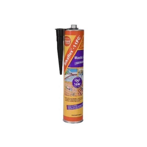 Picture of Sikaflex 11 fc plus polyurethane adhesive sealant - black - 380g - Sika