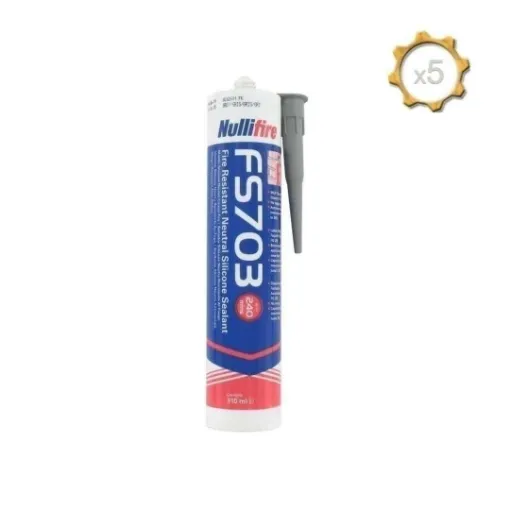 Picture of FS703 fireproof sealant - grey - 310ml x 5 - Nullifire