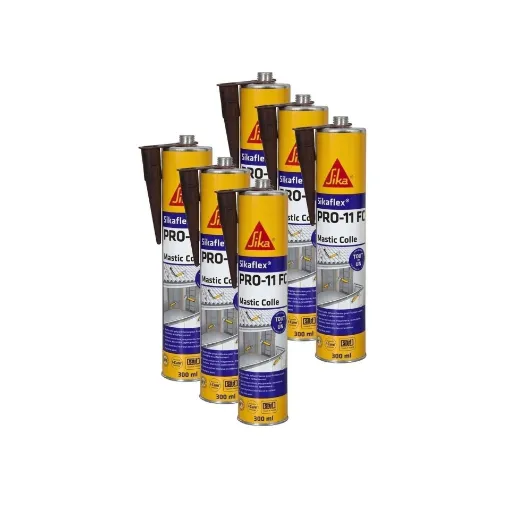 Picture of Sikaflex pro 11 fc adhesive putty - brown - 300ml - 6 pack - Sika