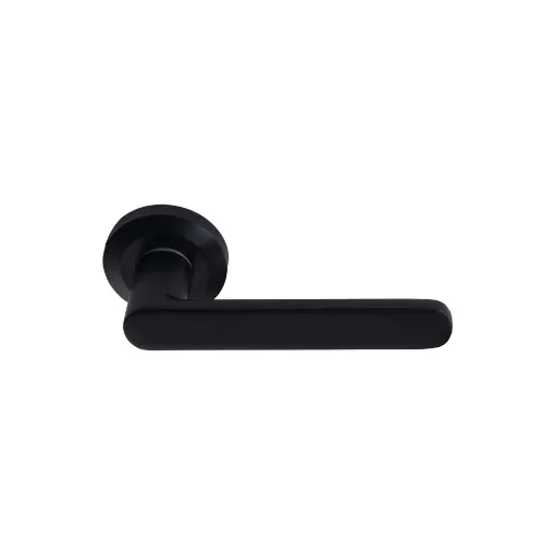 Picture of Door Handles Model Metro - Black Anodized Aluminum X2 - Eurowale