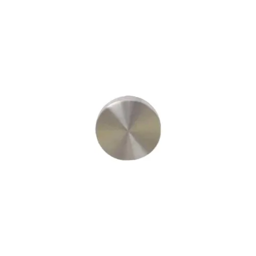 Picture of Round blind roses 54mm x2 - matt brushed stainless steel finish