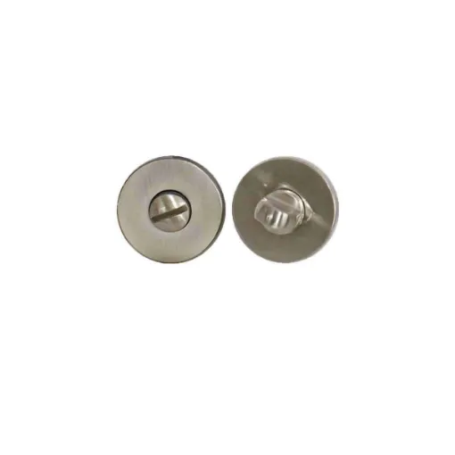 Picture of Round locking roses 51mm pair - matt nickel - plated finish - Eurowale