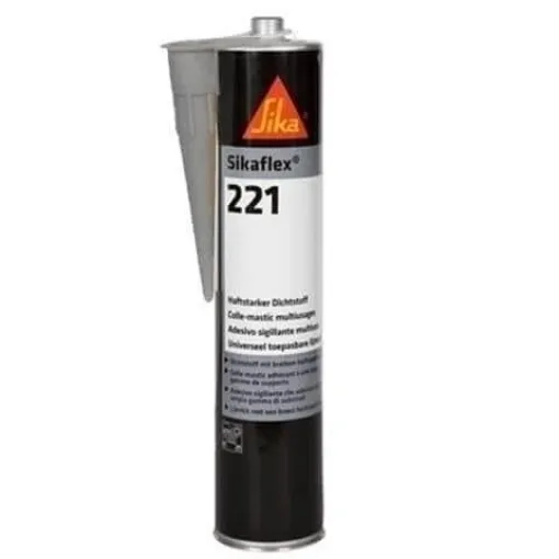 Picture of Multi - purpose mastic adhesive sikaflex 221 - steel grey - 300ml - Sika