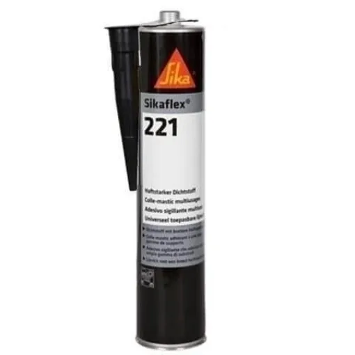 Picture of Multi - purpose mastic adhesive sikaflex 221 - black - 300ml - Sika