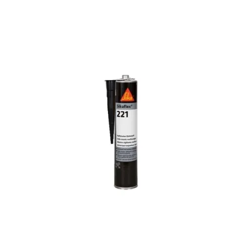 Picture of Sikaflex 221 multi - purpose mastic glue - black - 300ml - lot of 12 - Sika