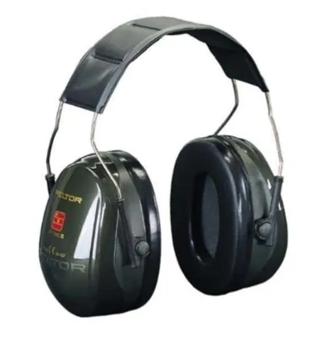 Picture of Peltor optime 2 noise canceling ear defenders H520A - green - 3M