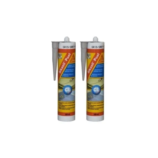 Picture of Silicone sealant sikasil pool - grey - 300ml x 2 - Sika