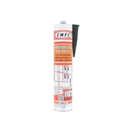 Picture of Pu 40 fc polyurethane adhesive - black - 300ml - Emfi