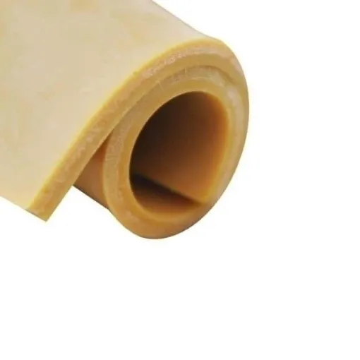 Picture of Natural rubber sheet anti - abrasion para - beige - 100 x 140cm - 5mm