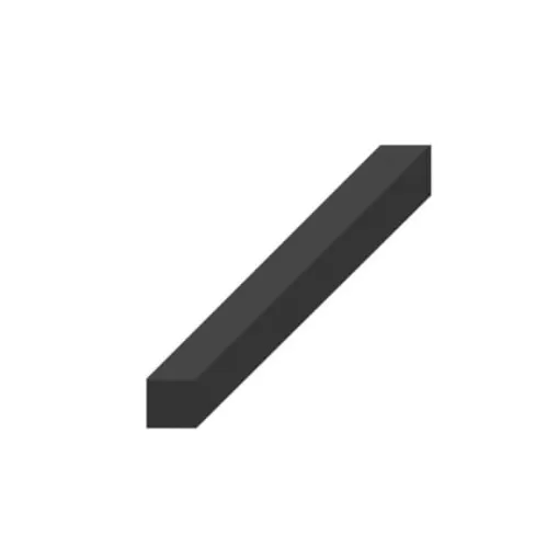 Picture of Epdm rubber - Black - 30 x 30mm - 1m