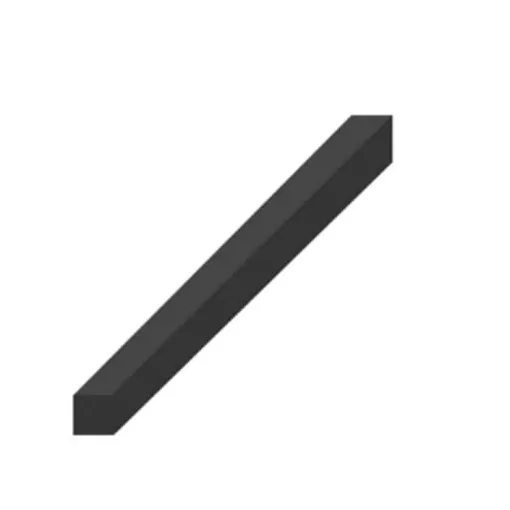 Picture of Epdm rubber - Black - 20 x 20mm - 1m - 20 mm