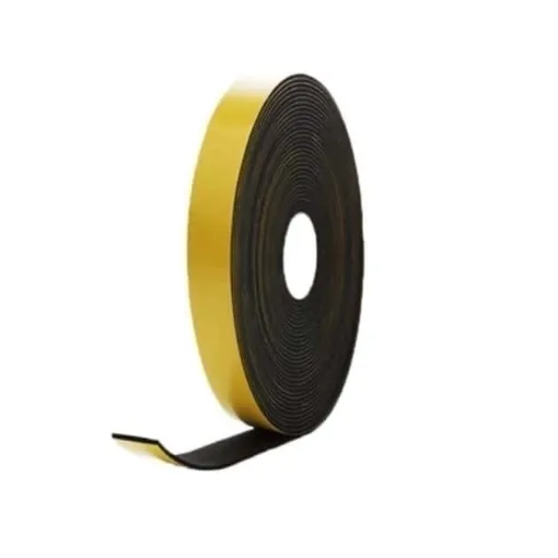 Picture of Epdm foam rubber adhesive - Black - 20x5 mm - 10 m