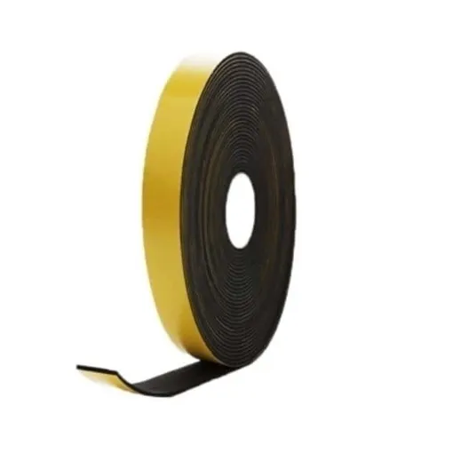 Picture of Epdm Foam Rubber Adhesive - Black - 20x3 mm - 10 m length - Azur Caoutchouc