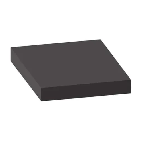 Picture of Epdm foam rubber plate - Black - 2 x 30 mm - 1m - 30 mm