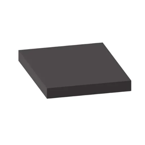 Picture of Epdm foam rubber plate - Black - 2x25 mm - 1 m