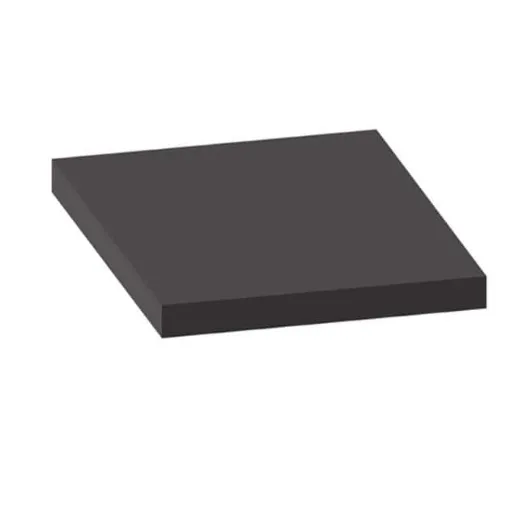 Picture of Epdm foam rubber plate - Black - 2x20 mm - 1 m