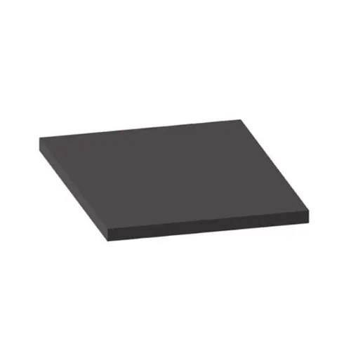 Picture of Epdm foam rubber plate - Black - 2x12 mm - 1 m