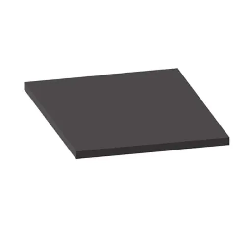 Picture of Epdm foam rubber plate - Black - 2x10 mm - 1 m