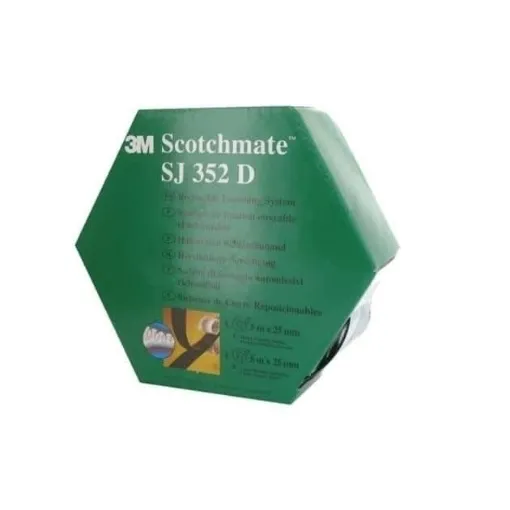 Picture of Dual lock rubber tape - Sj352D - 25mm x 1m - 3M