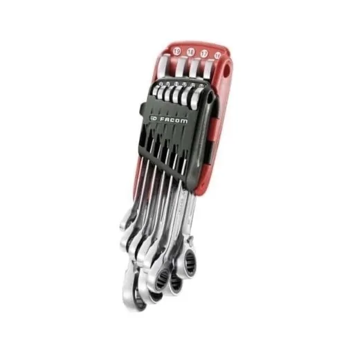 Picture of Set Of 10 Key Facom Ratchet Mixed