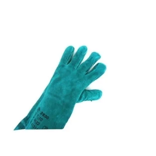 Picture of Leather welding gloves Size Xl / 10 Ep 2630 - green - Euro Protection