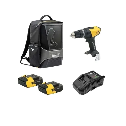 Picture of Drill pack energydrill - 14.4V - 2 batteries 14.4V 1.5 Ah - 1 charger and backpack origins - 250310 - 250300 - Peugeot