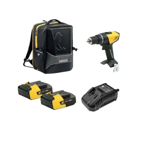 Picture of Drill pack energydrill - 18V - 2 batteries 18V 2.0 Ah - 1 charger and backpack performer - 250312 - 250307 - Peugeot