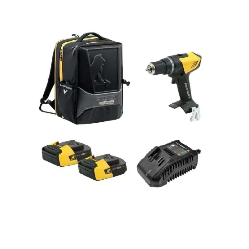 Picture of Drill pack energydrill - 14.4V - 2 batteries 14.4V 1.5 Ah - 1 charger and backpack performer - 250310 - 250307 - Peugeot