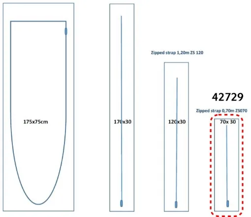 Picture of Zip door no. 42729 X 5 – (70 X 30cm)