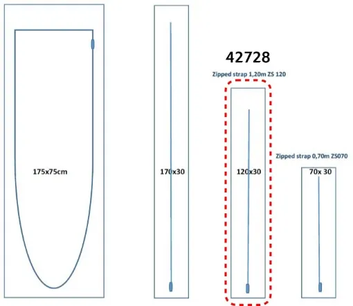 Picture of Zip door no. 42728 X 2 – (120 X 30cm)