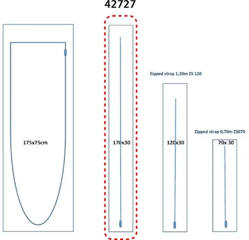 Picture of Zip door no. 42727 X 2 – (170 X 30cm)