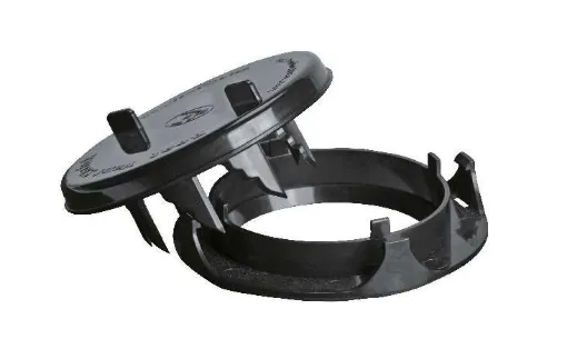 Picture of Black circular ventilation clip no. 42647