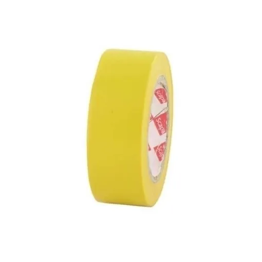 Picture of 19mm PVC electrical tape 2702 - yellow - x5 - Scapa