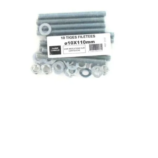 Picture of M10 Threaded rods 10 pack - M10X110mm - Batifix