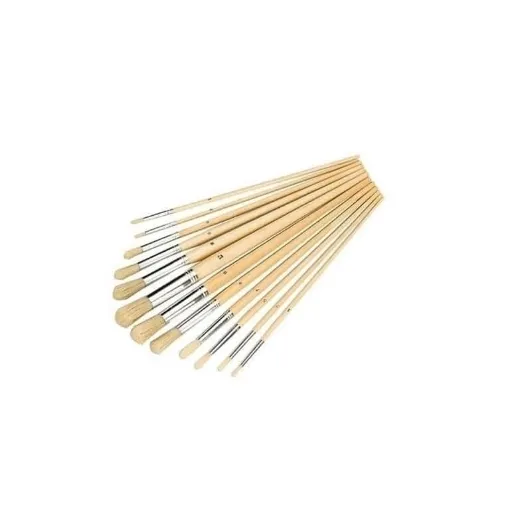 Picture of Pack 12 artist brushes rounded tips