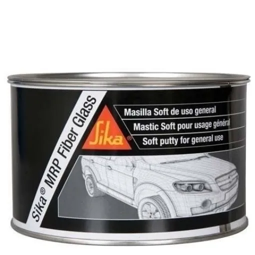 Picture of Fibre - glass putty for sheet metal - gray - 2kg - Sika - Transparent