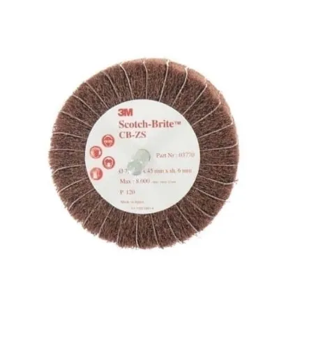 Picture of CB - ZS 120 grain diameter 75mm scotch brite 5pcs - 3M