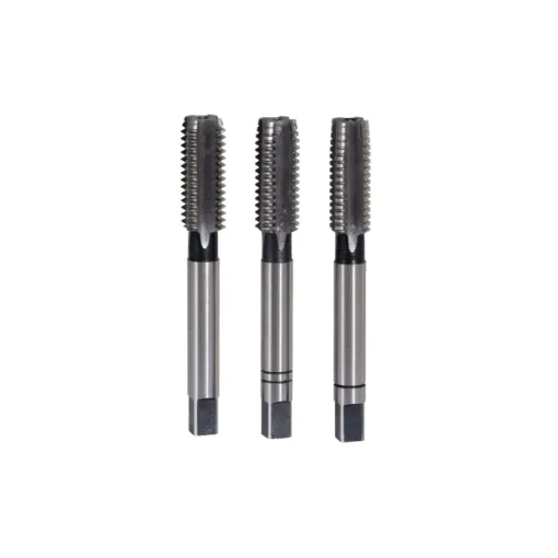 Picture of Set of hand taps KS TOOLS HSS - Rougher - Intermediate - Finisher - M3 x 0.5 mm - 3 pcs - 331.0030