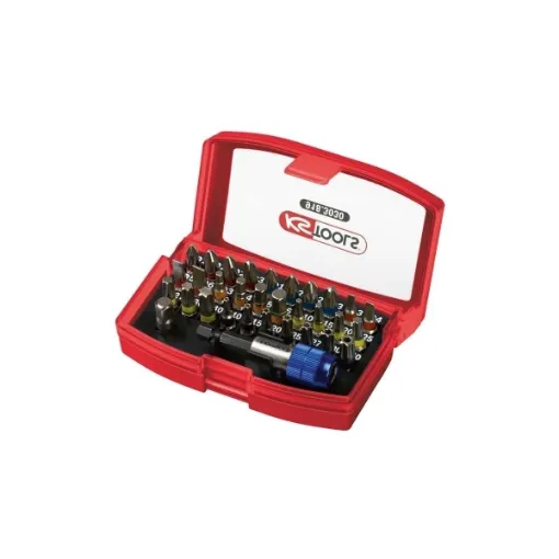 Picture of Torsion power bit set - colour - coded screwing - 32 pcs - 918.3030 - Ks tools