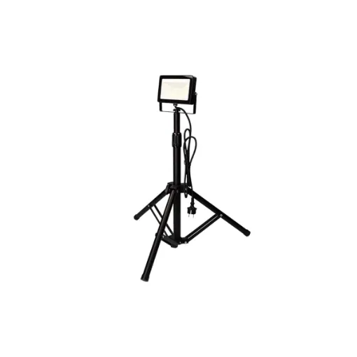 Picture of Led projector on tripod 6400k 30W 2000 lumens - black - EDM