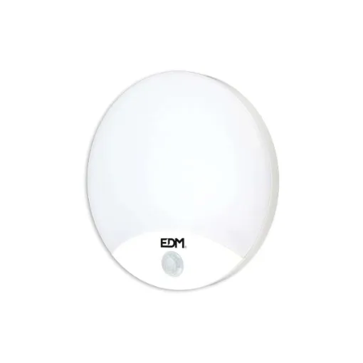 Picture of LED round wall lamp with sensor 15W 4000K 1250 lumens - white - EDM