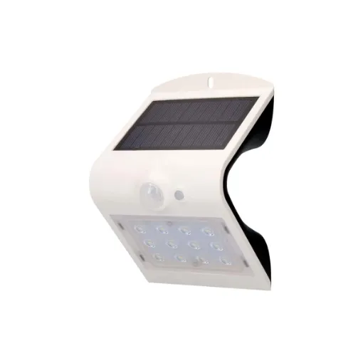 Picture of Solar LED wall lamp with sensor 1,5W 220 lumens - white - EDM