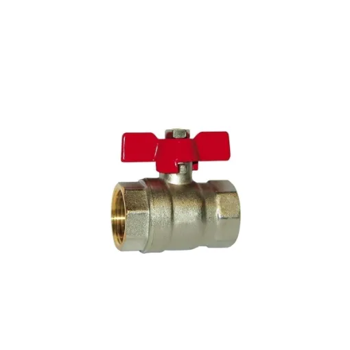 Picture of Ball valve with butterfly valve 20x27 mm - female - female - 83280 X - Sferaco