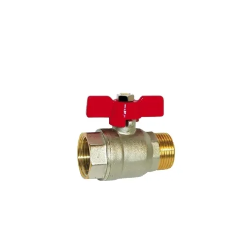 Picture of Ball valve throttle lever 20x27 mm - male - female - 83180 N - Sferaco