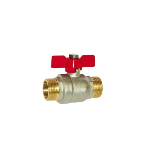 Picture of Ball valve with throttle lever 15x21 mm - male - male - 83188 X - Sferaco