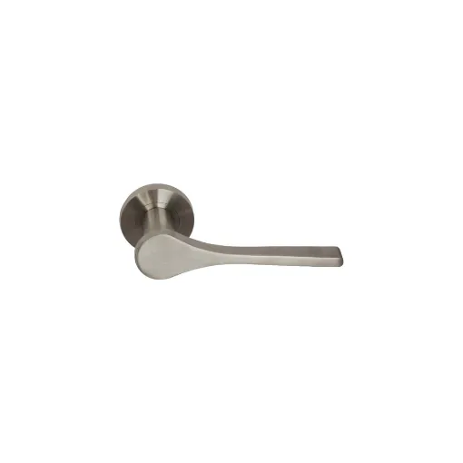 Picture of Brushed stainless steel finish door handle - Venus -   139mm