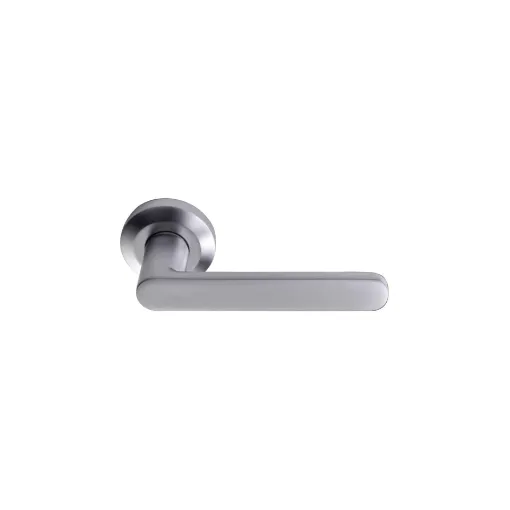 Picture of Pearl chrome finish Aluminium door handle - Metro