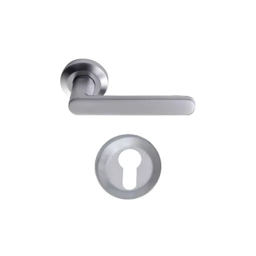 Picture of Pearl chrome finish Pack handle and door rose Aluminium - Metro