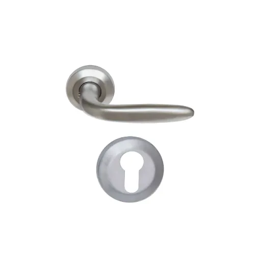 Picture of Pearl chrome finish Pack handle and door rose Aluminium - Eleanor